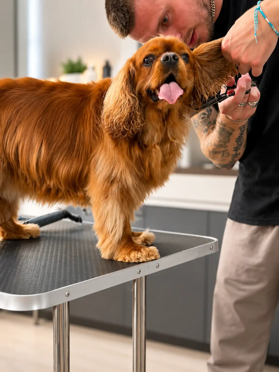 Toilettage à domicile d'un chien dans l'agglomération de Nancy