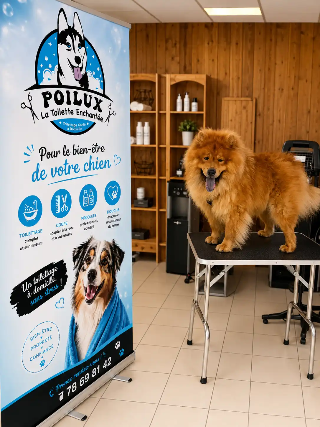 Espace de toilettage en salon à Pulnoy près de Nancy